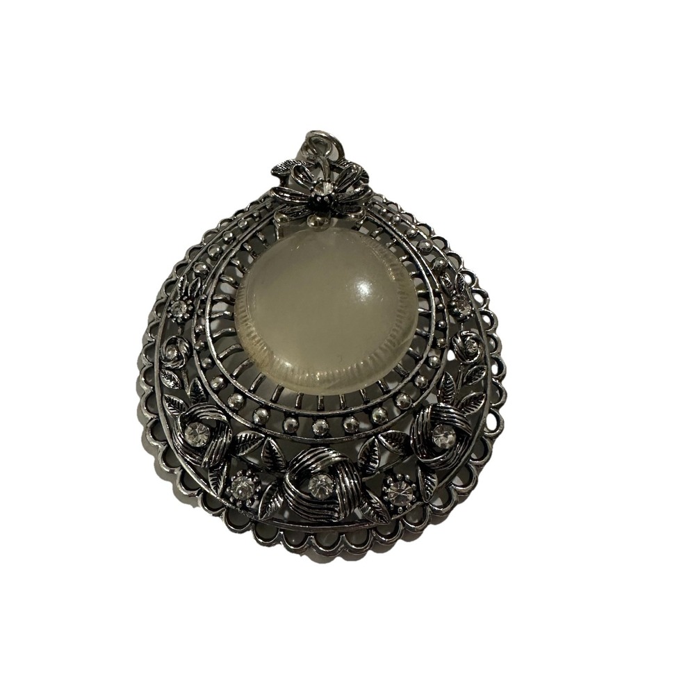 Vintage/ Mid century  pendant jewelry moonstone Read Details (Bertieger, Gottfri